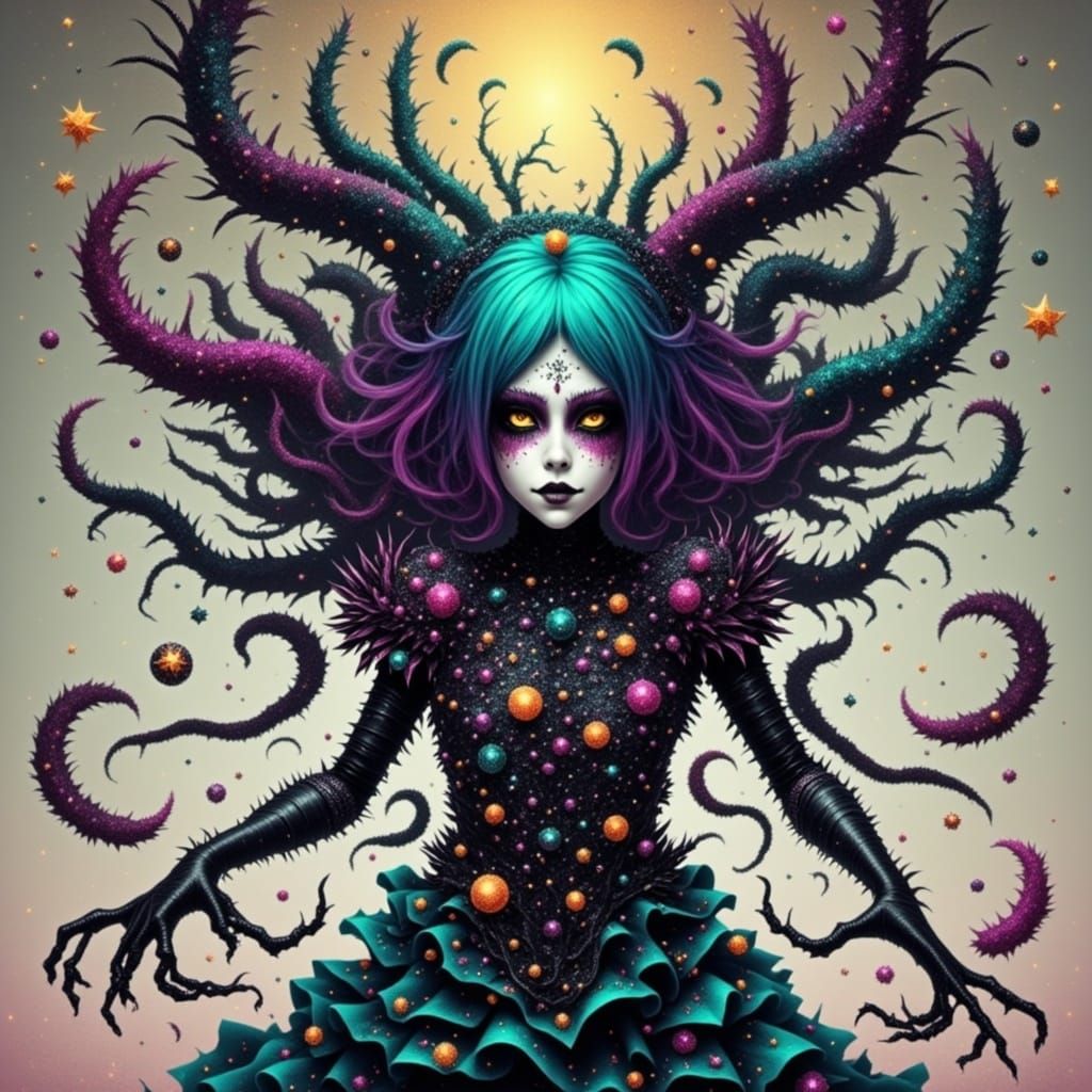  <lora:GLITTERGORE:1.0>