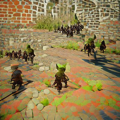 Goblin army approaching from the west
