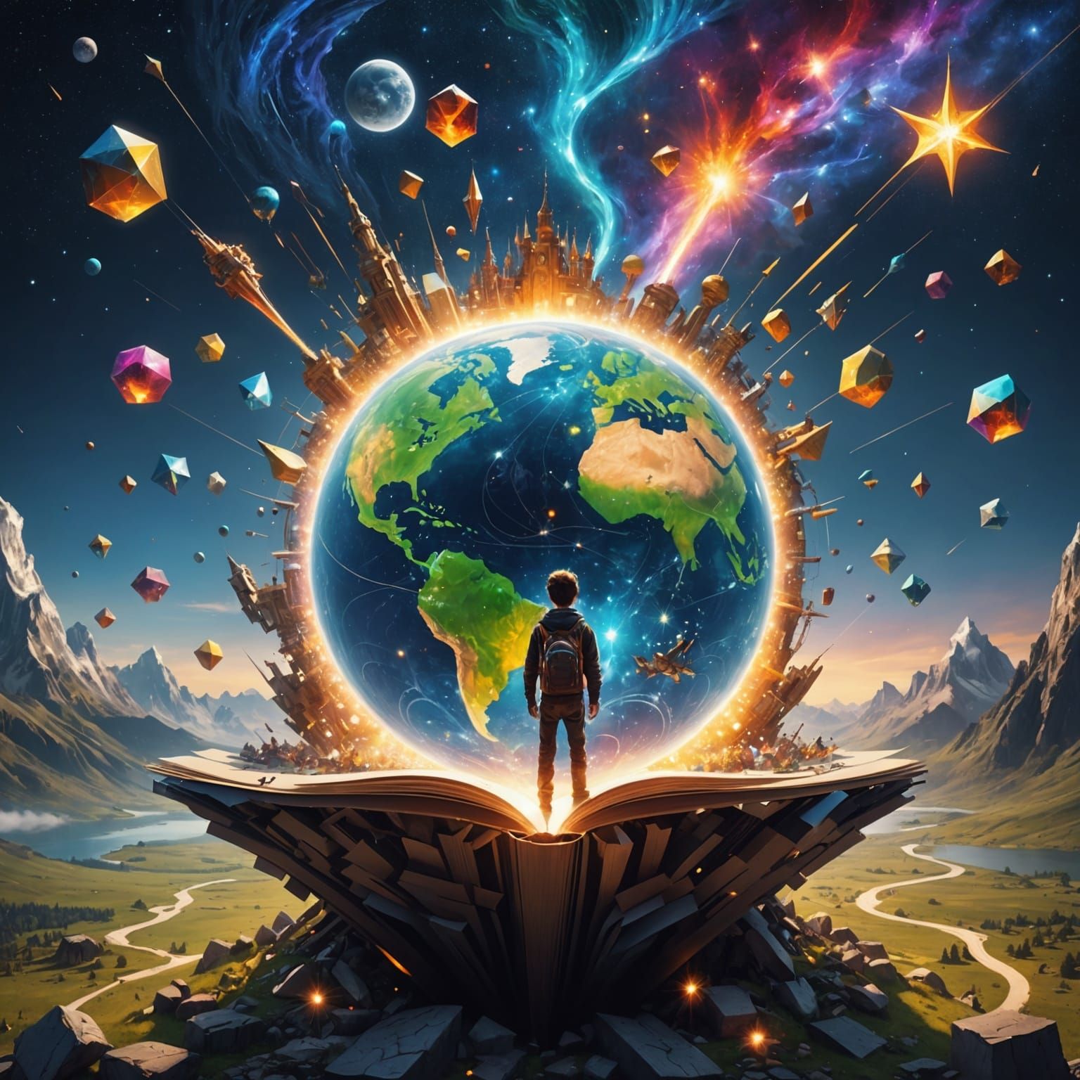 Imagination sparks endless possibilities  by @Montana Deroble