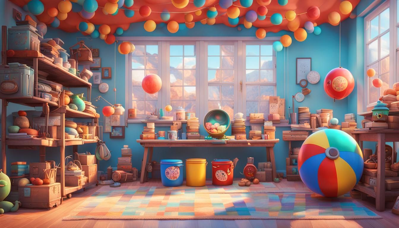 Pixar-Style 3D Render of a Beautiful Woman