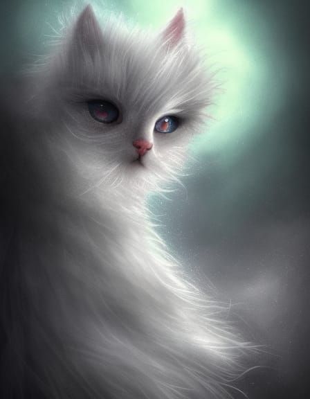 The Boss' Cat (goes W  The Previous Cat Img) - Ai Generated Artwork 