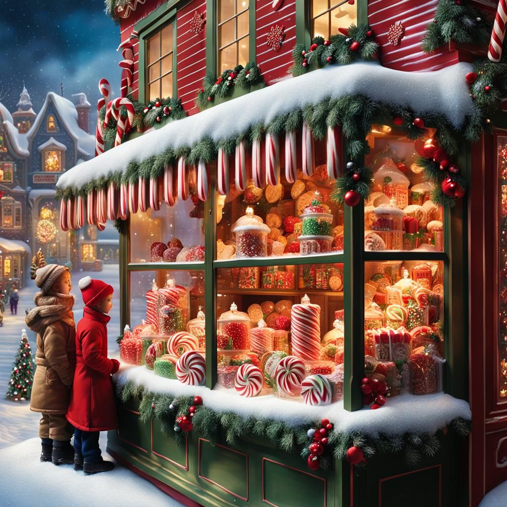 Christmas candy store  by @Neverland