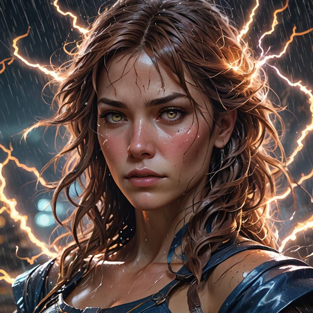 Cramming on a rainy night with lightning, yeah, yeah