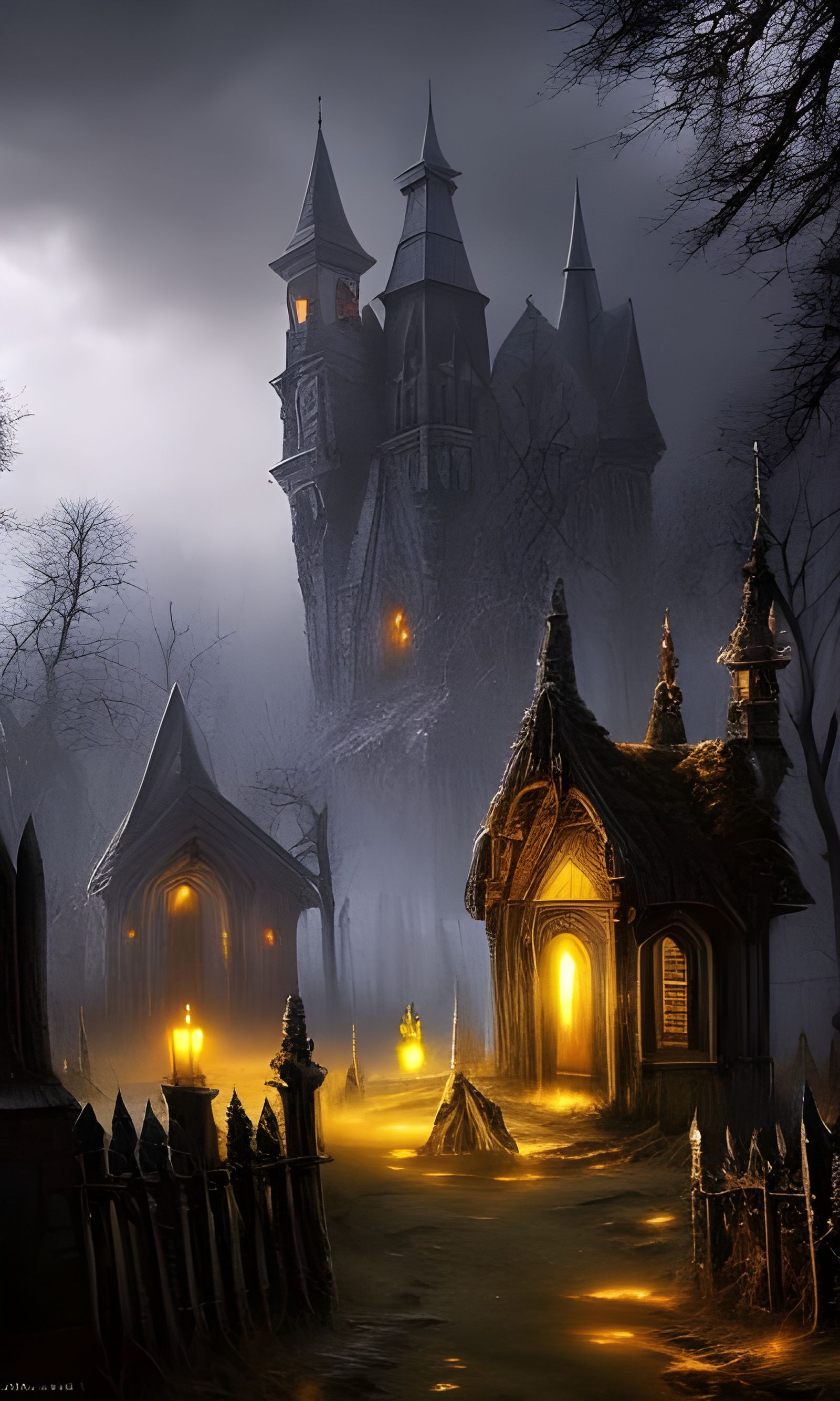 The Castle Graveyard ...