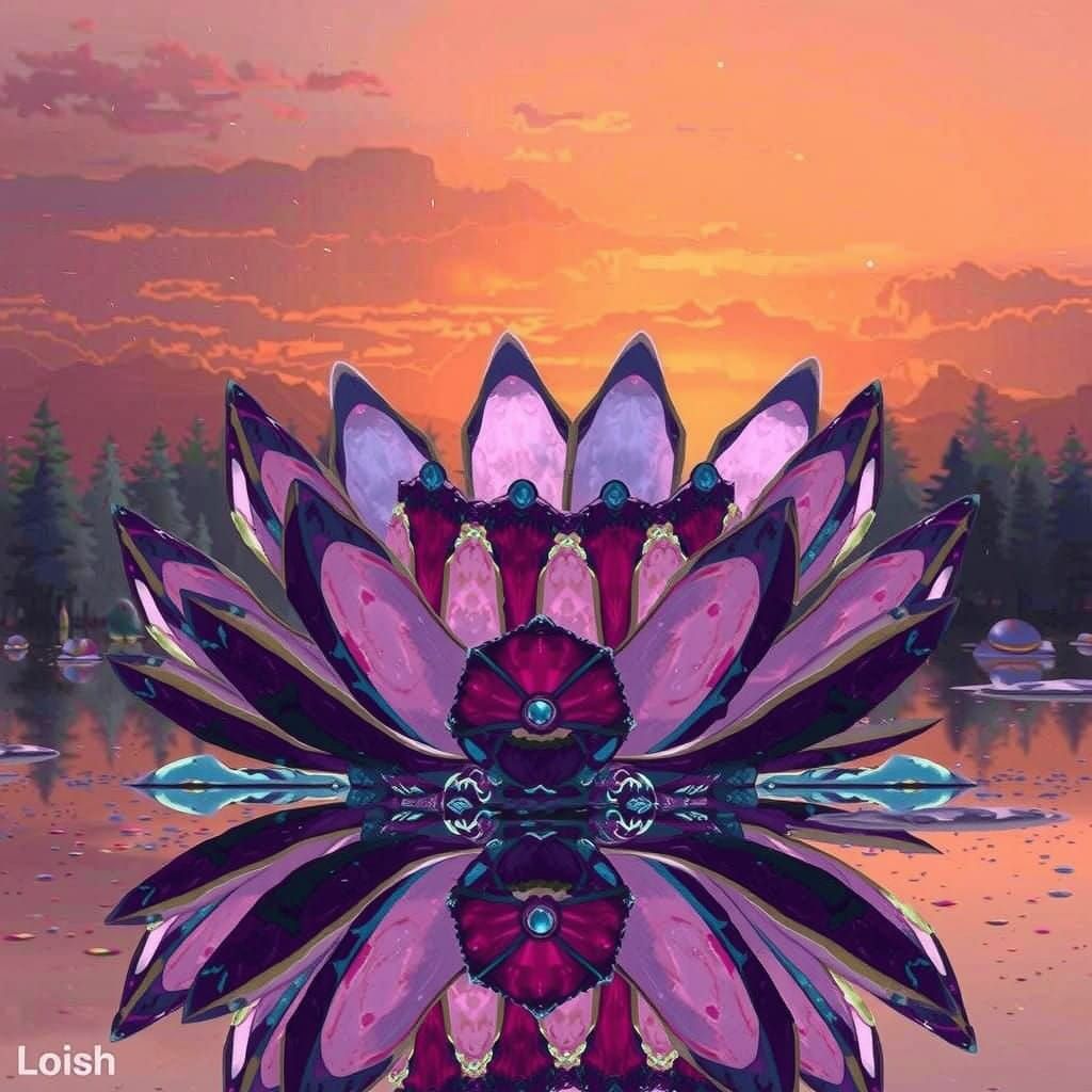 Ethereal Woman in Mystical Forest, Inspired by Futuristic La...