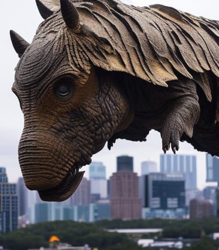 Surreal Stopmotion Cloud in Hyperreal Style