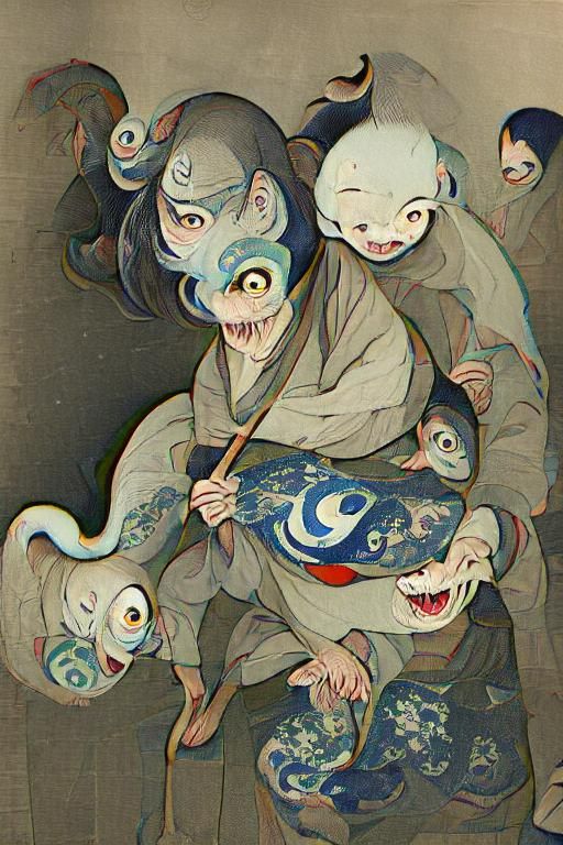 Yokai - AI Generated Artwork - NightCafe Creator