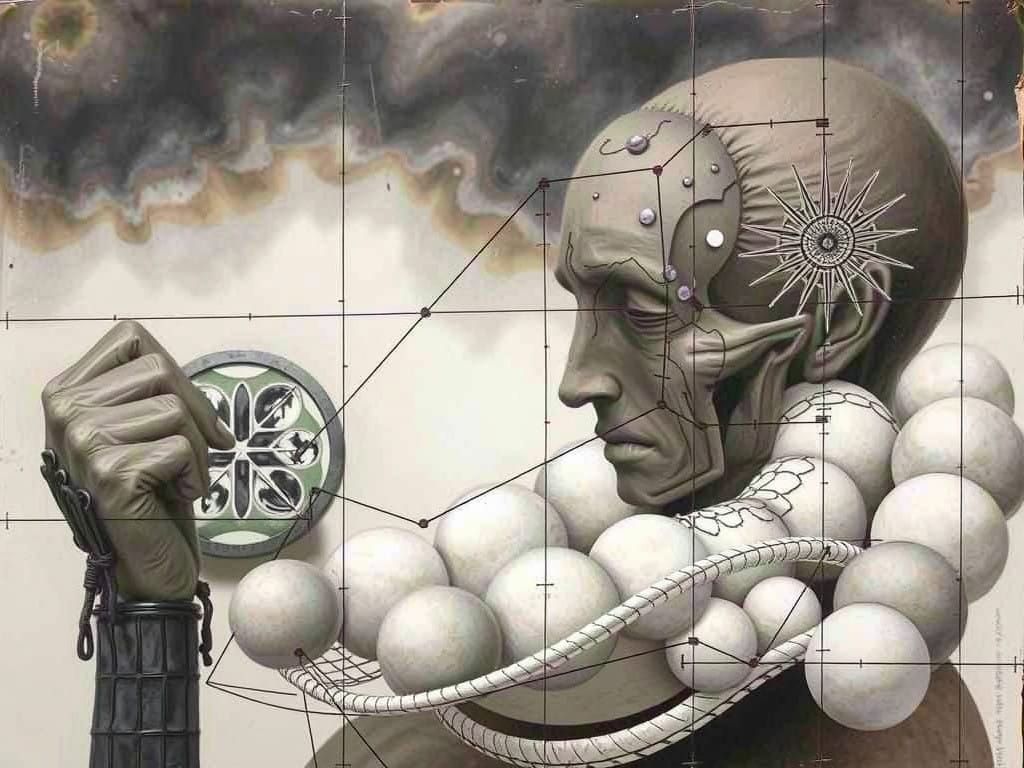 Dystopian Sorceress Embodies Transdermal Chaos