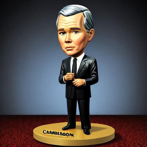 Johnny Carson bobblehead (1) - AI Generated Artwork - NightCafe Creator