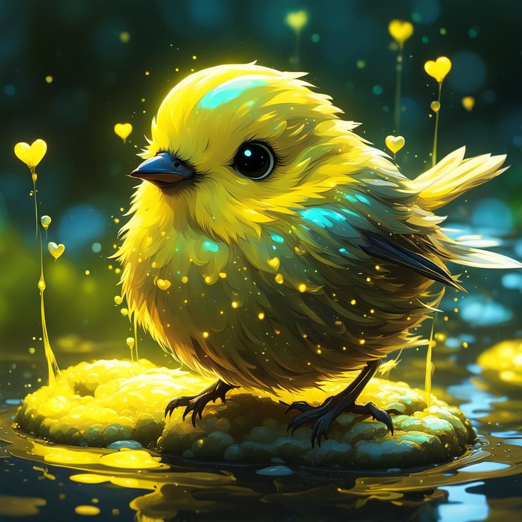 Adorable canary   by @Jenn