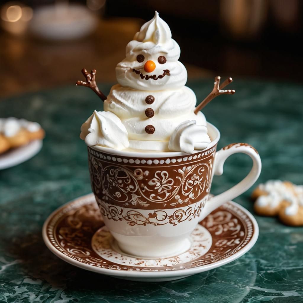 Christmas Latte  by @Superbear