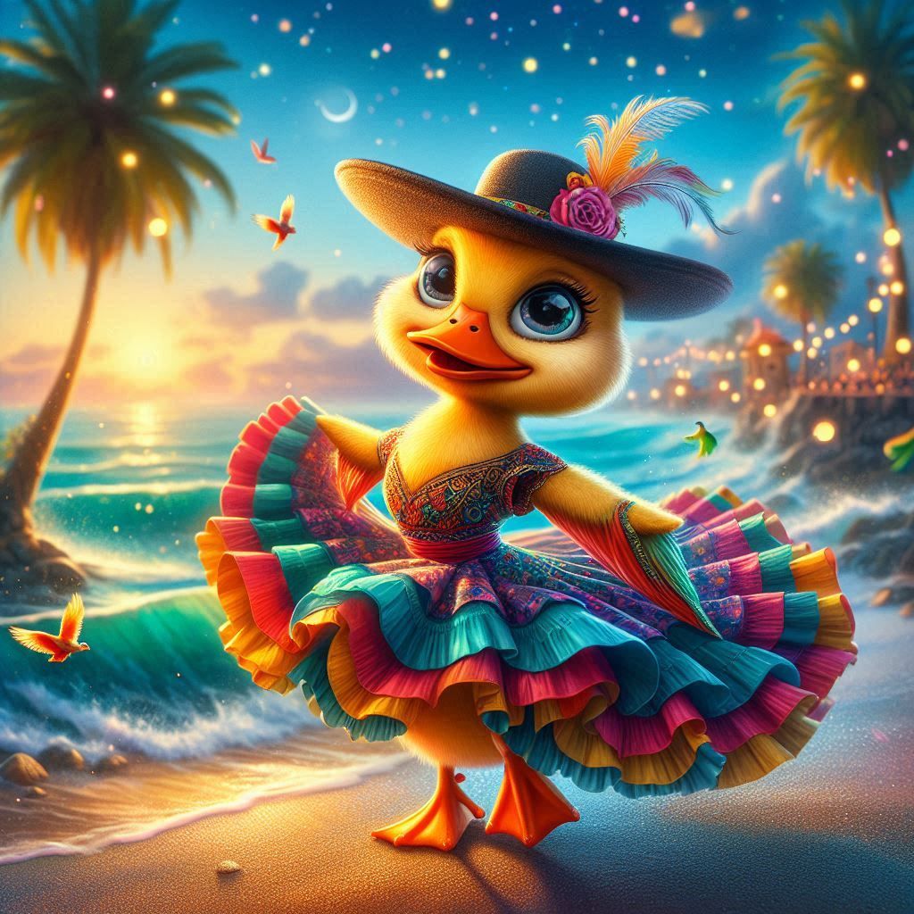 Dancing Duckling. Flamenco