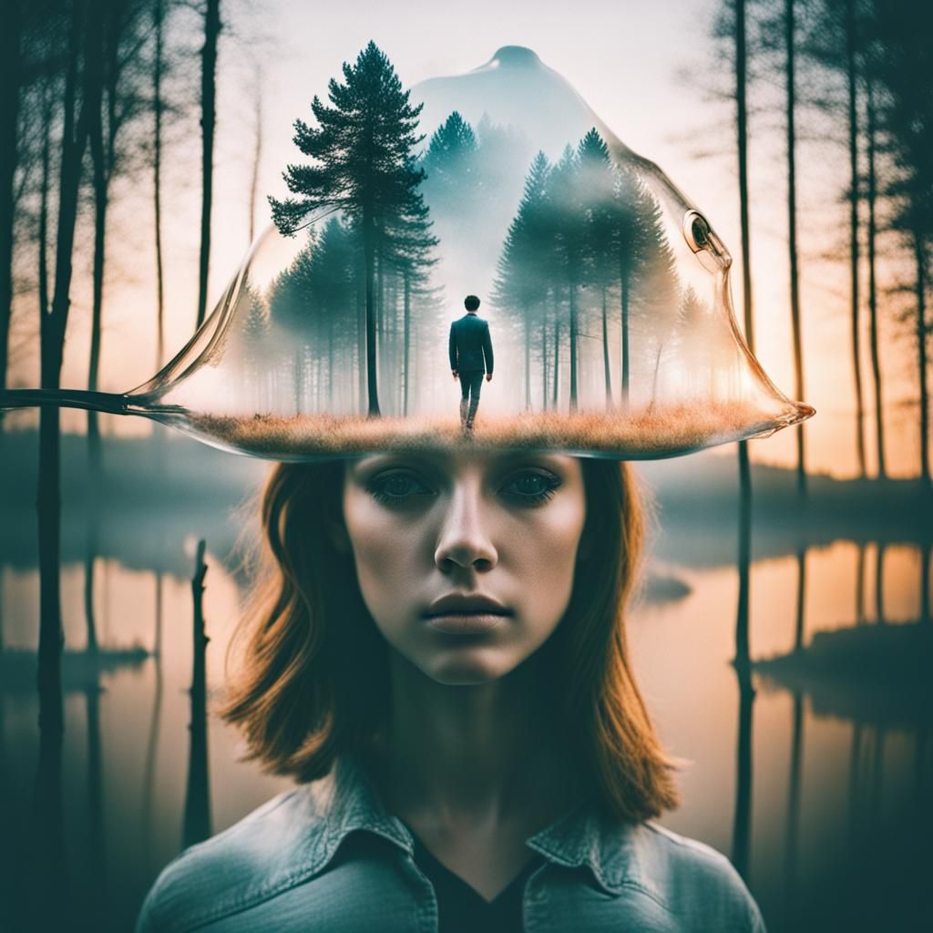 mind blowing Double Exposure