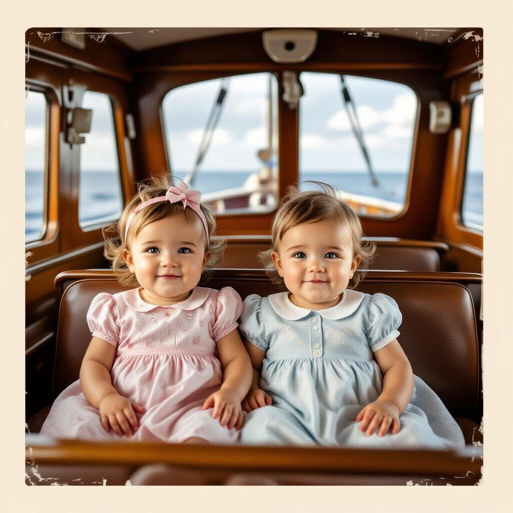 Two Babies on a Ship