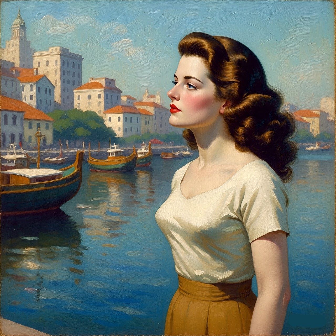 Suzanne takes you down to her place by the river.