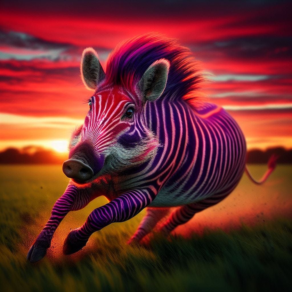 Wild Striped Zeboar