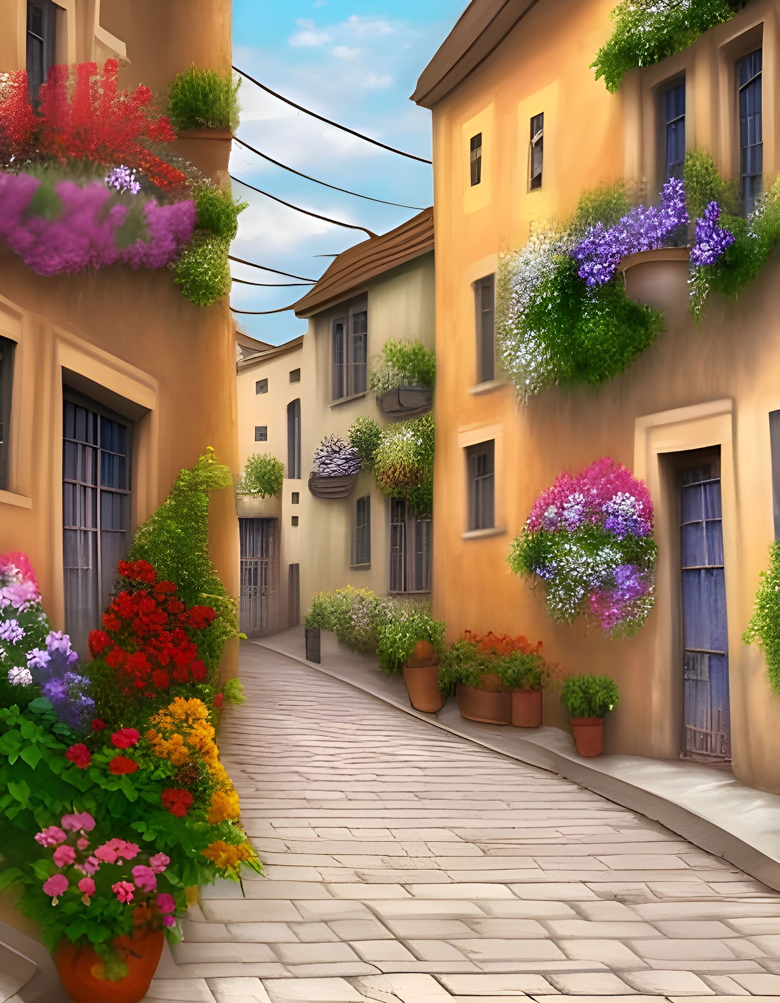 Alley of an old town
