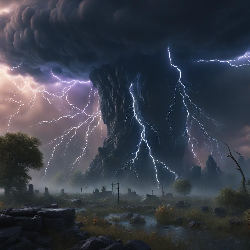 thunderstorm  by @World Over Heaven