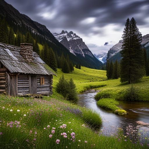 Nice cabin in the country