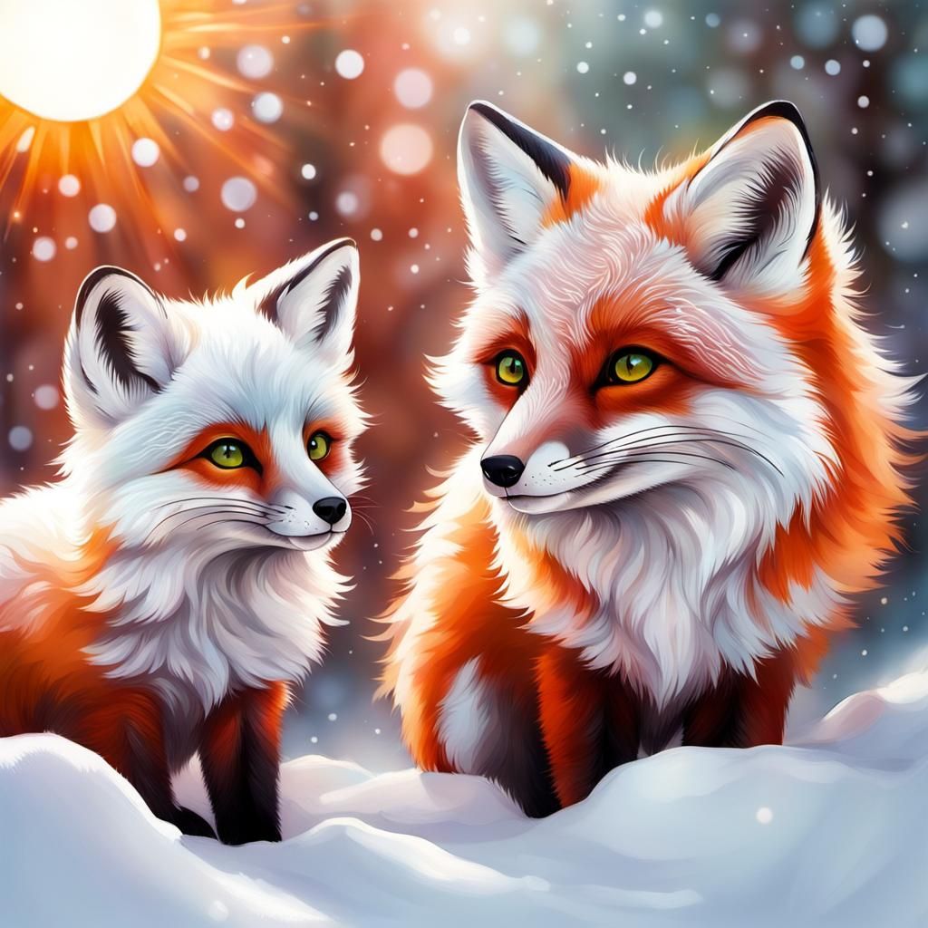 foxies - AI Generated Artwork - NightCafe Creator