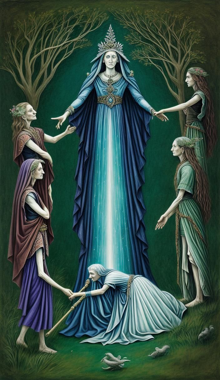 mother, maiden, crone