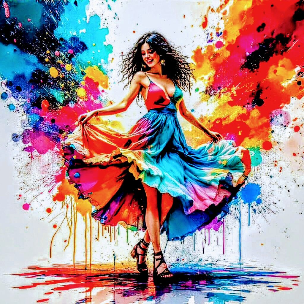 Dancing Up a Colorful Storm
