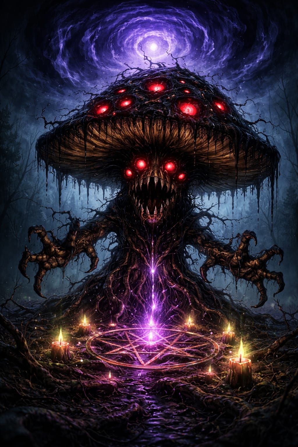 Crazy Mushroom Black Magic Challenge