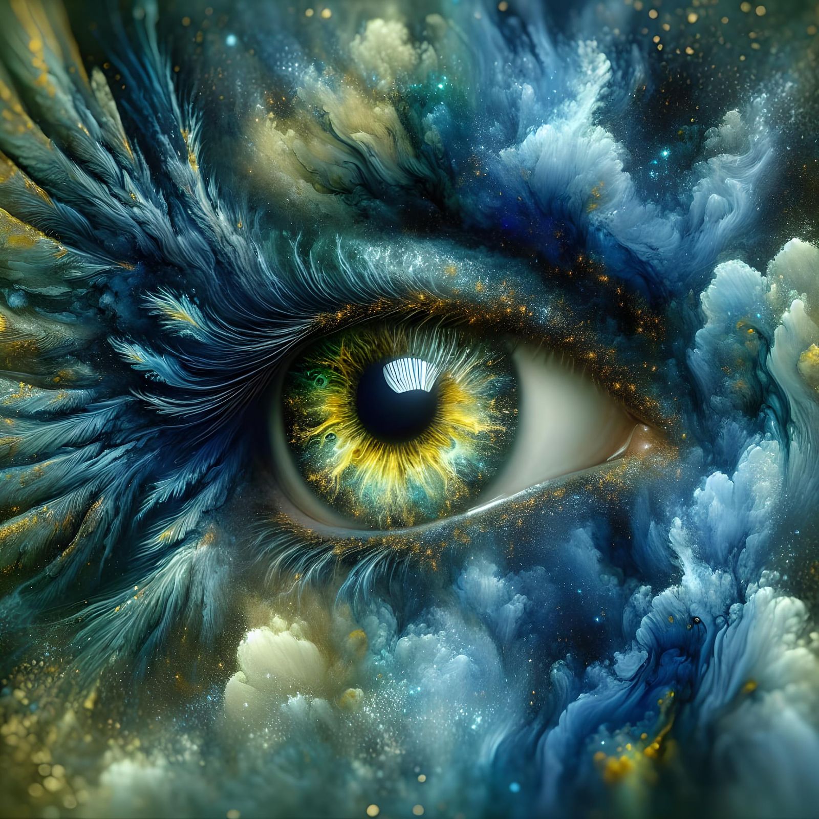 A gaze past one's self-image to the soul that resides within