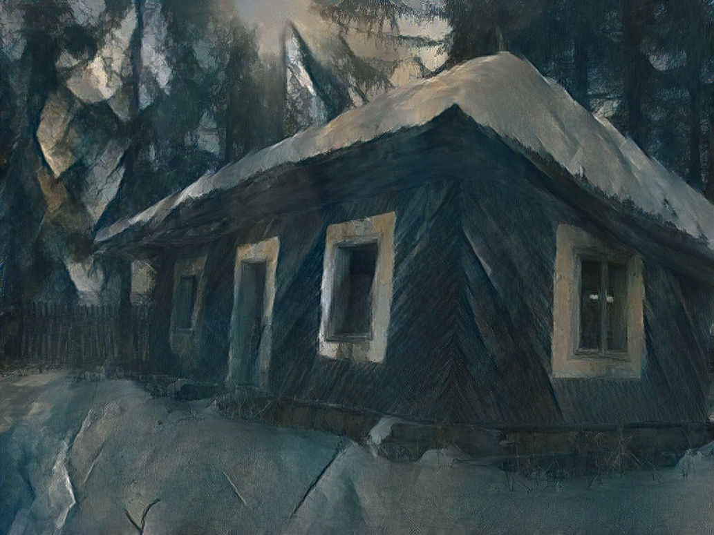 Abandoned house on top of the mountain