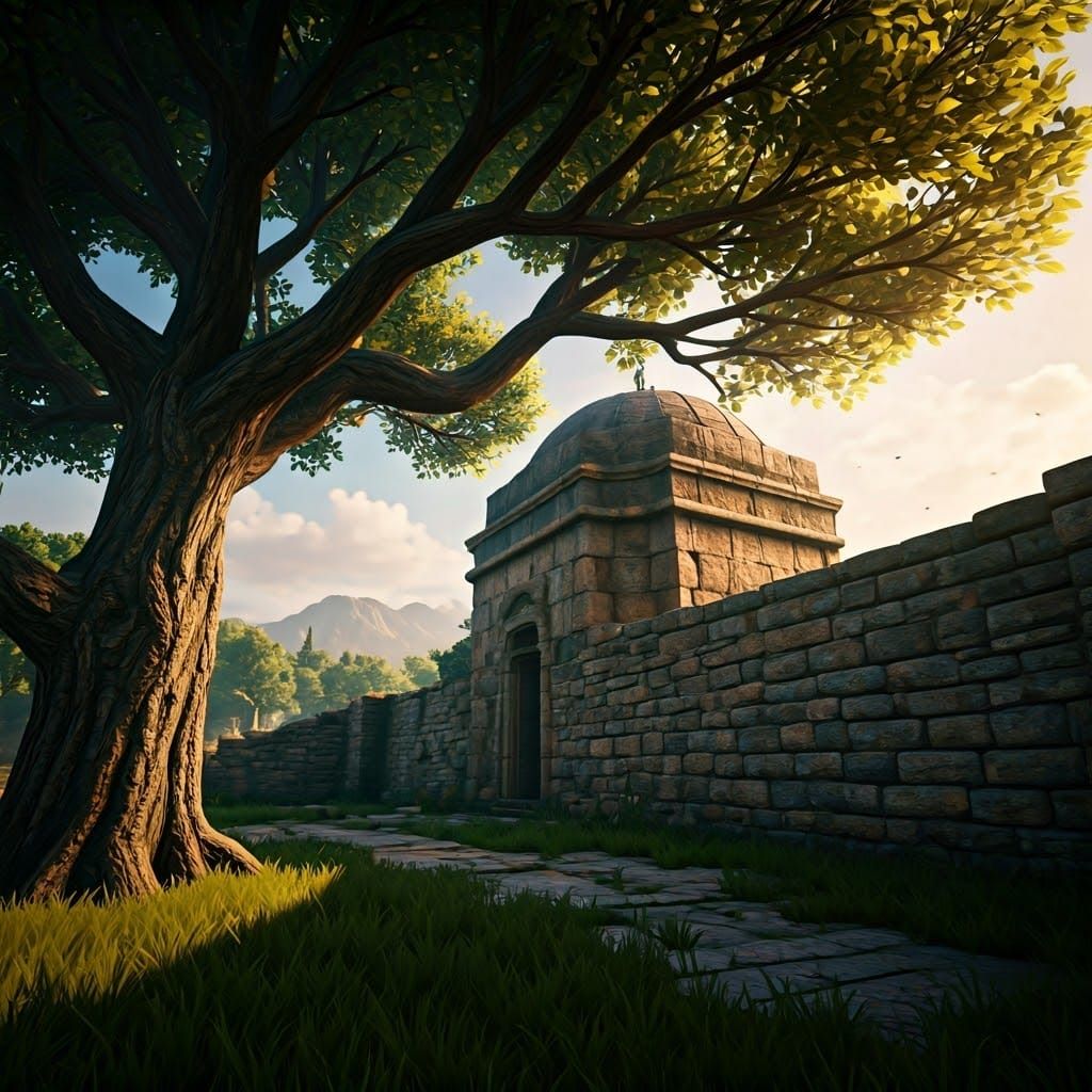 Majestic Stone Structure Inspired by Rachel's Tomb