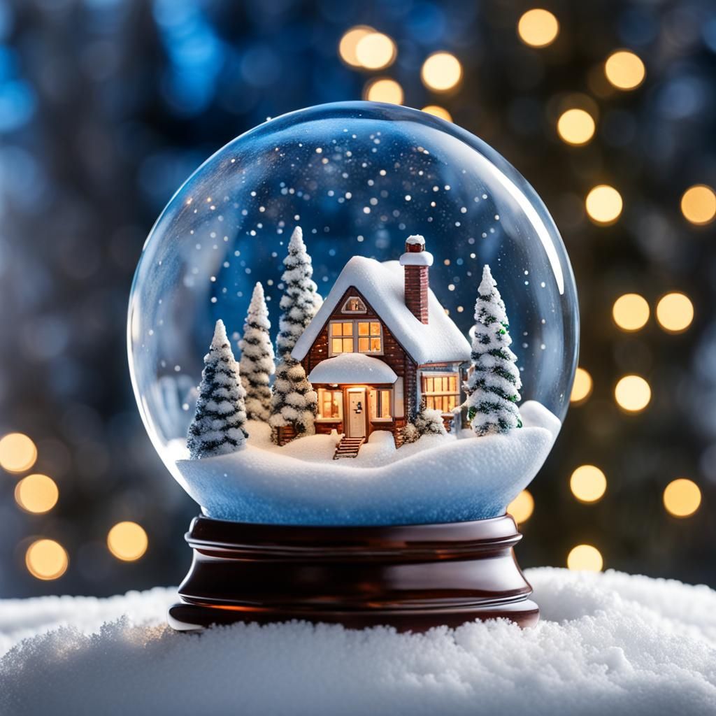 Winter Wonderland snow globe