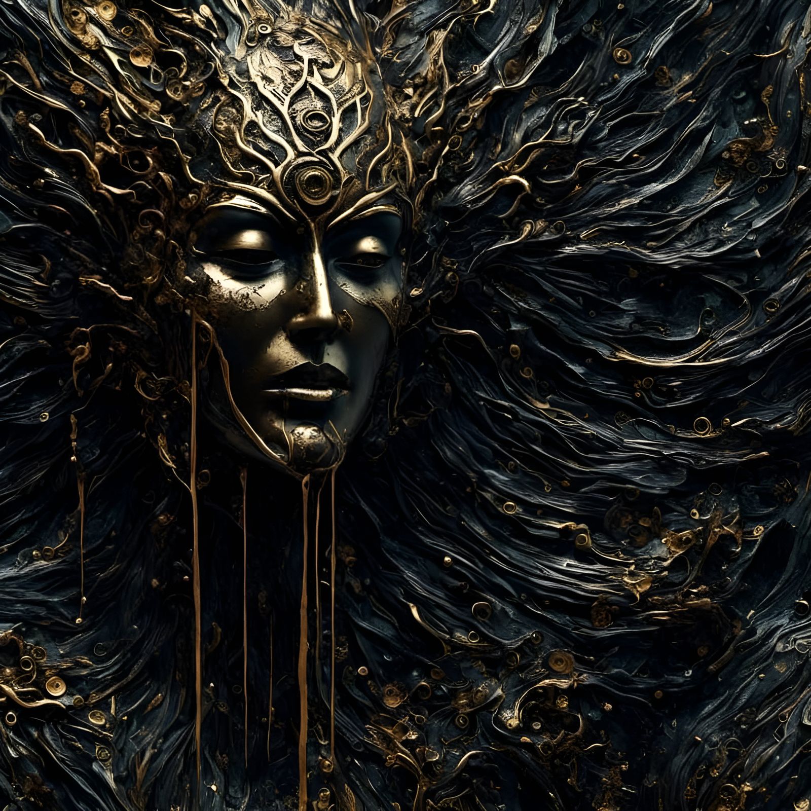 STATUES CRY BLEEDING AI Generated Artwork NightCafe Creator