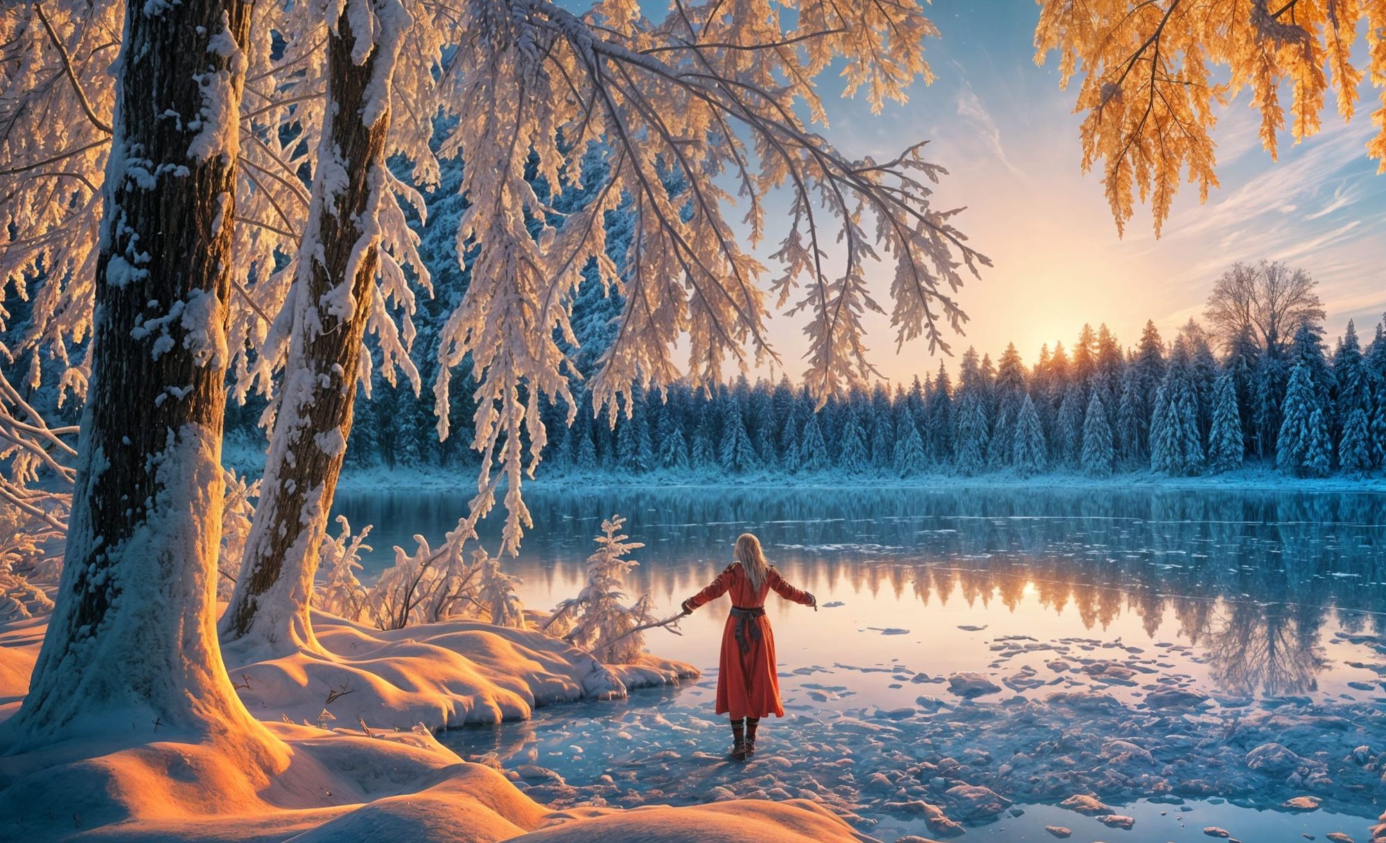 beautiful winter cold