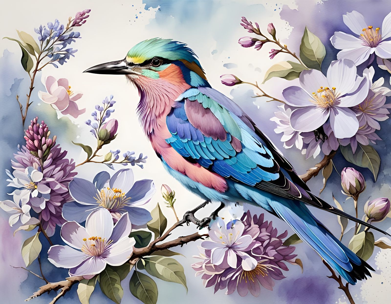 African Lilac Breasted Roller   by @Sharonjoy