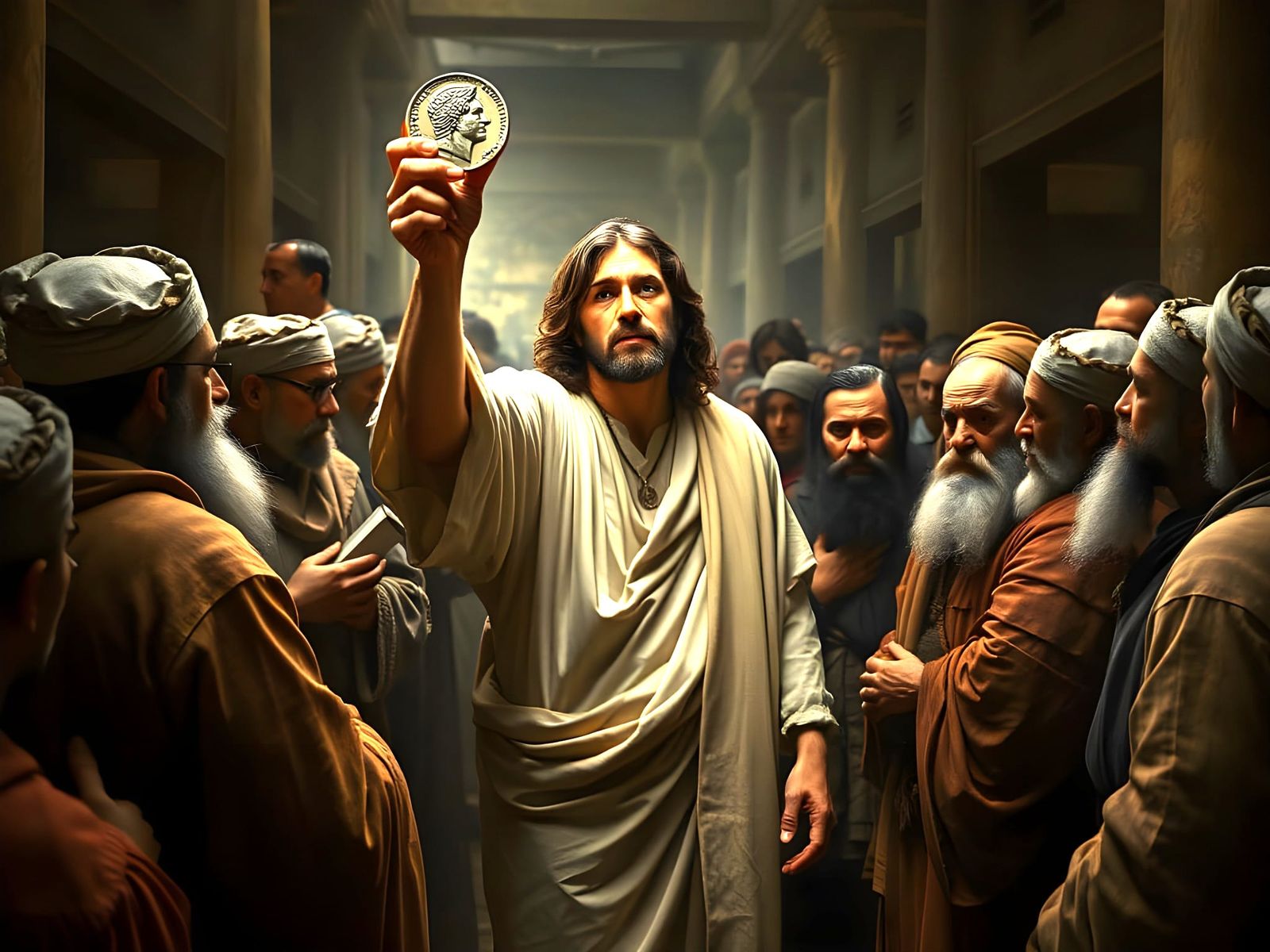 Give to Caesar what belongs to Caesar, and give to God what belongs to God  by @Gary Murakami