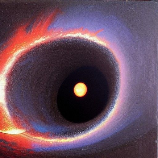 Light in a black hole