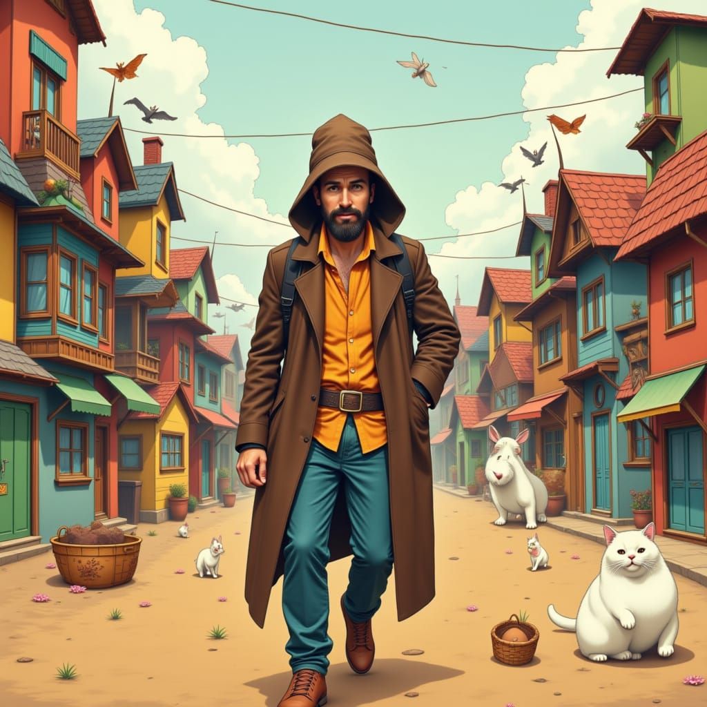 <lora:Cityscape Flux:1.0>whimsical