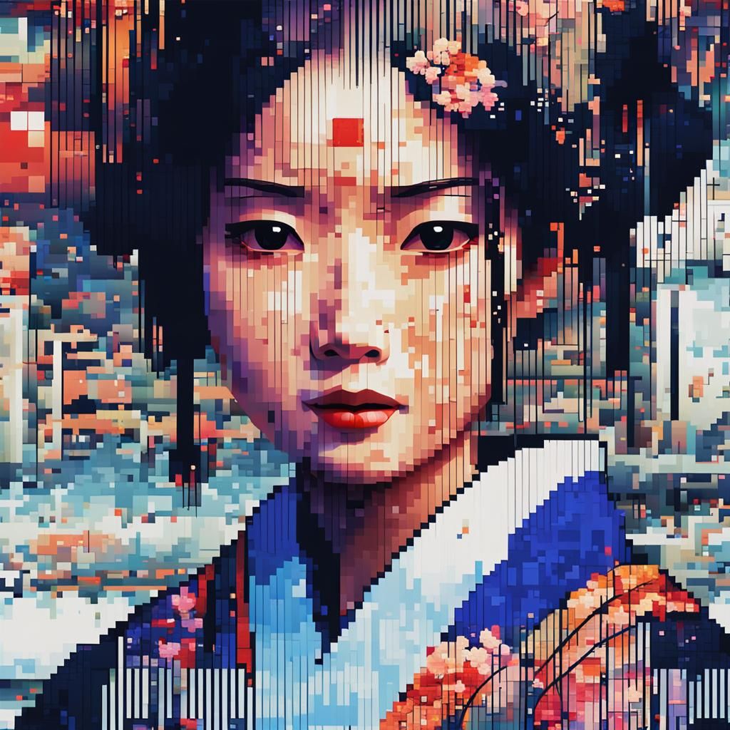Glitch Potrait  by @Hennie