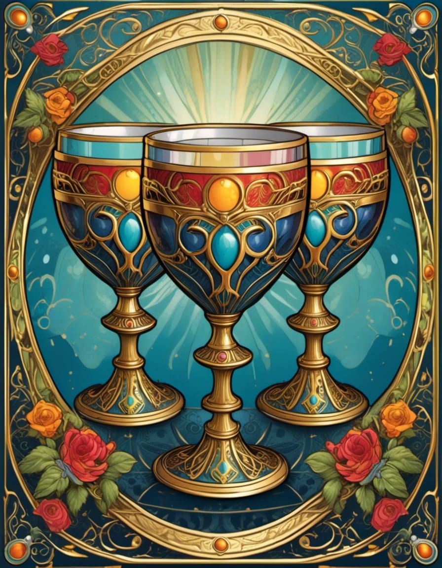 Three of cups