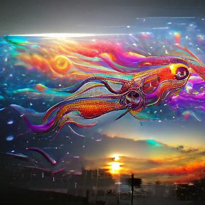 Sunset squid