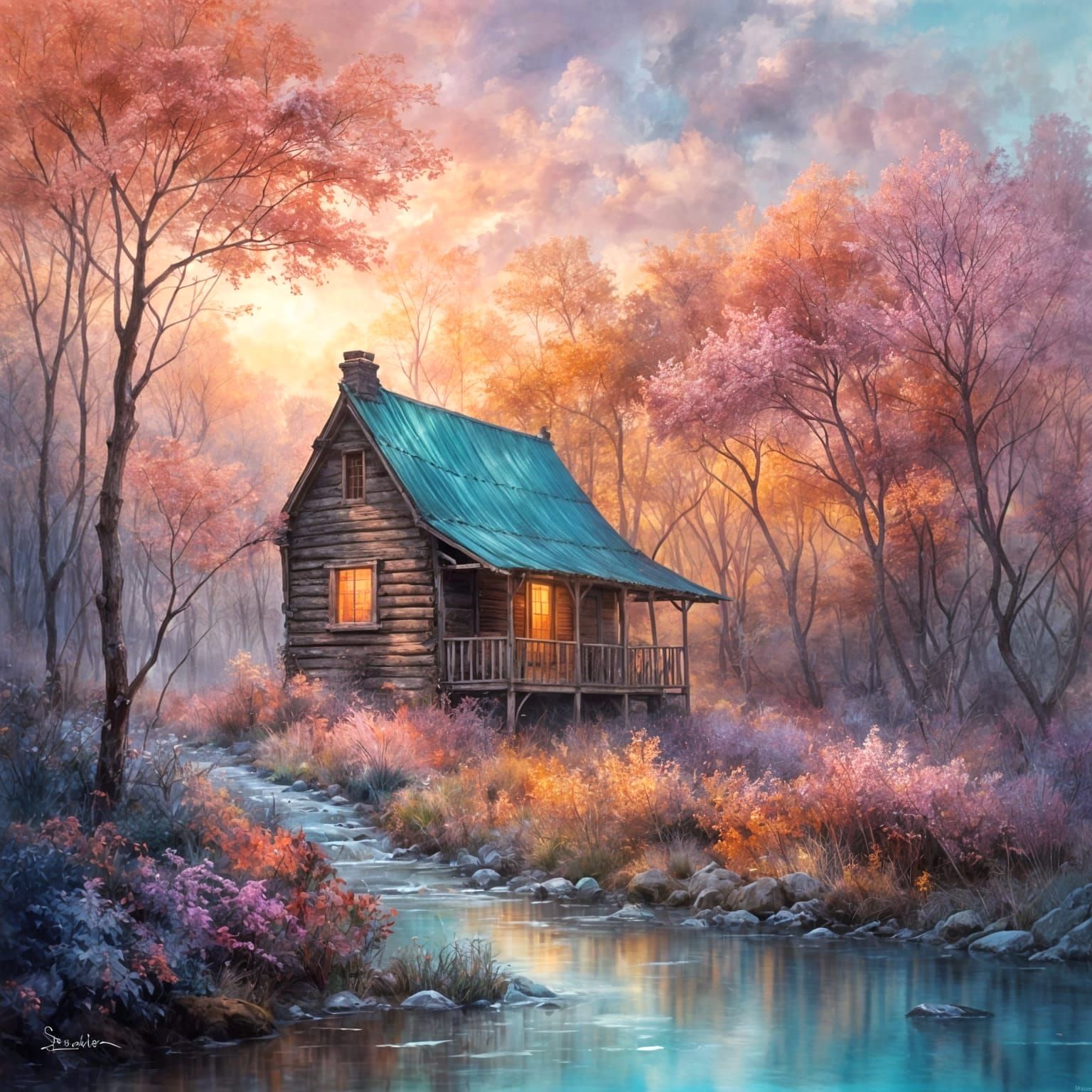 Una baita solitaria "4 likes"  by @Barbara