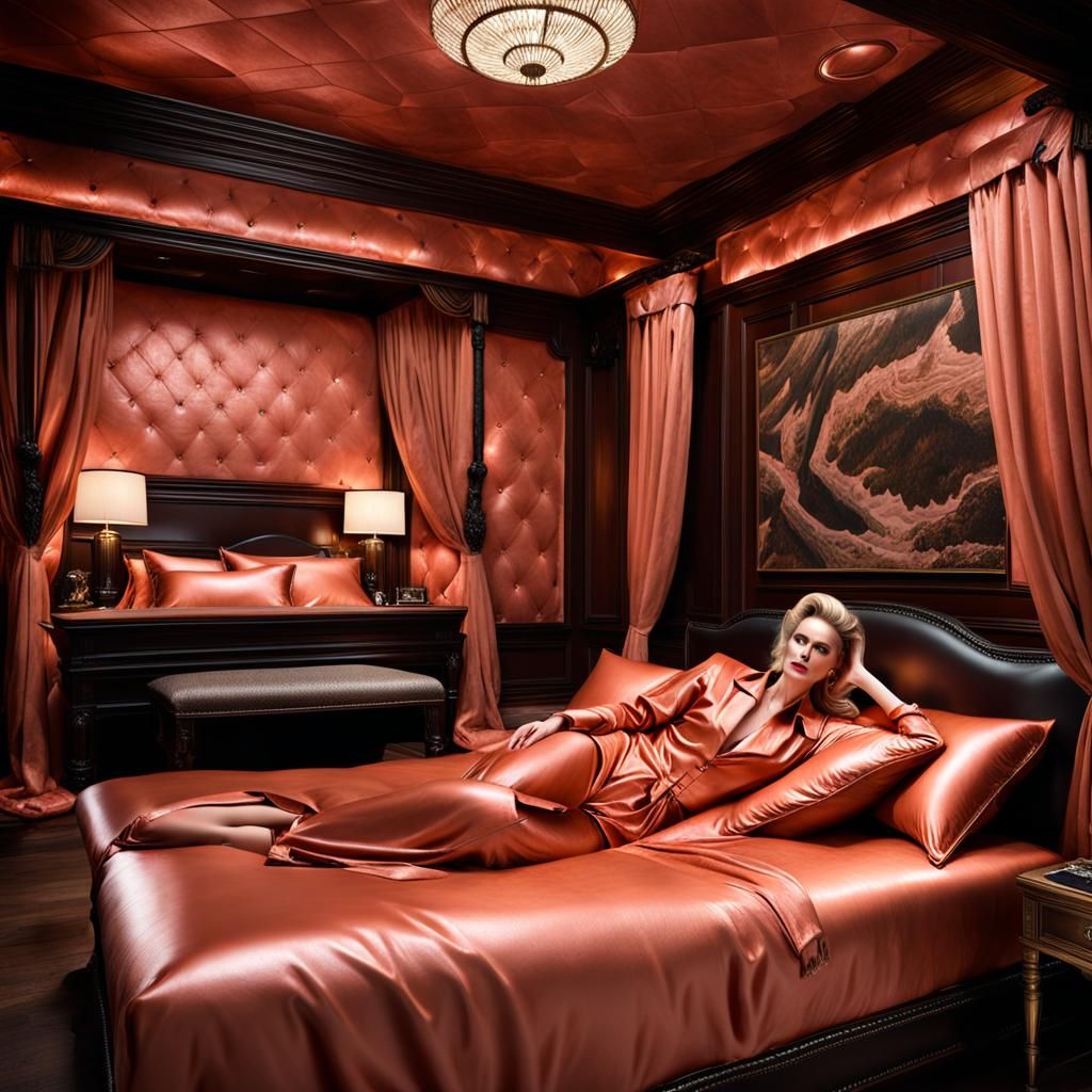 In her bedroom