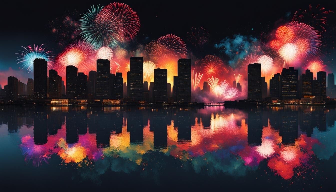 fireworks - AI Generated Artwork - NightCafe Creator