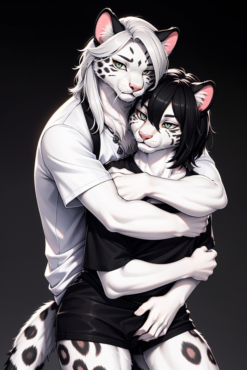 Anthropomorphic Leopard Couple