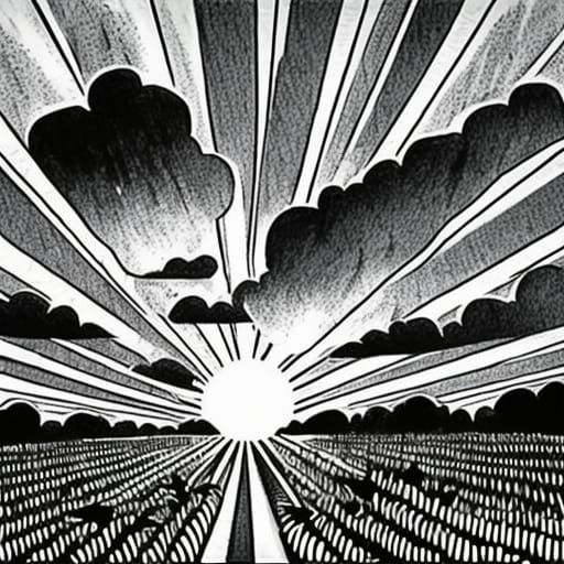 Cartoon Sunrise