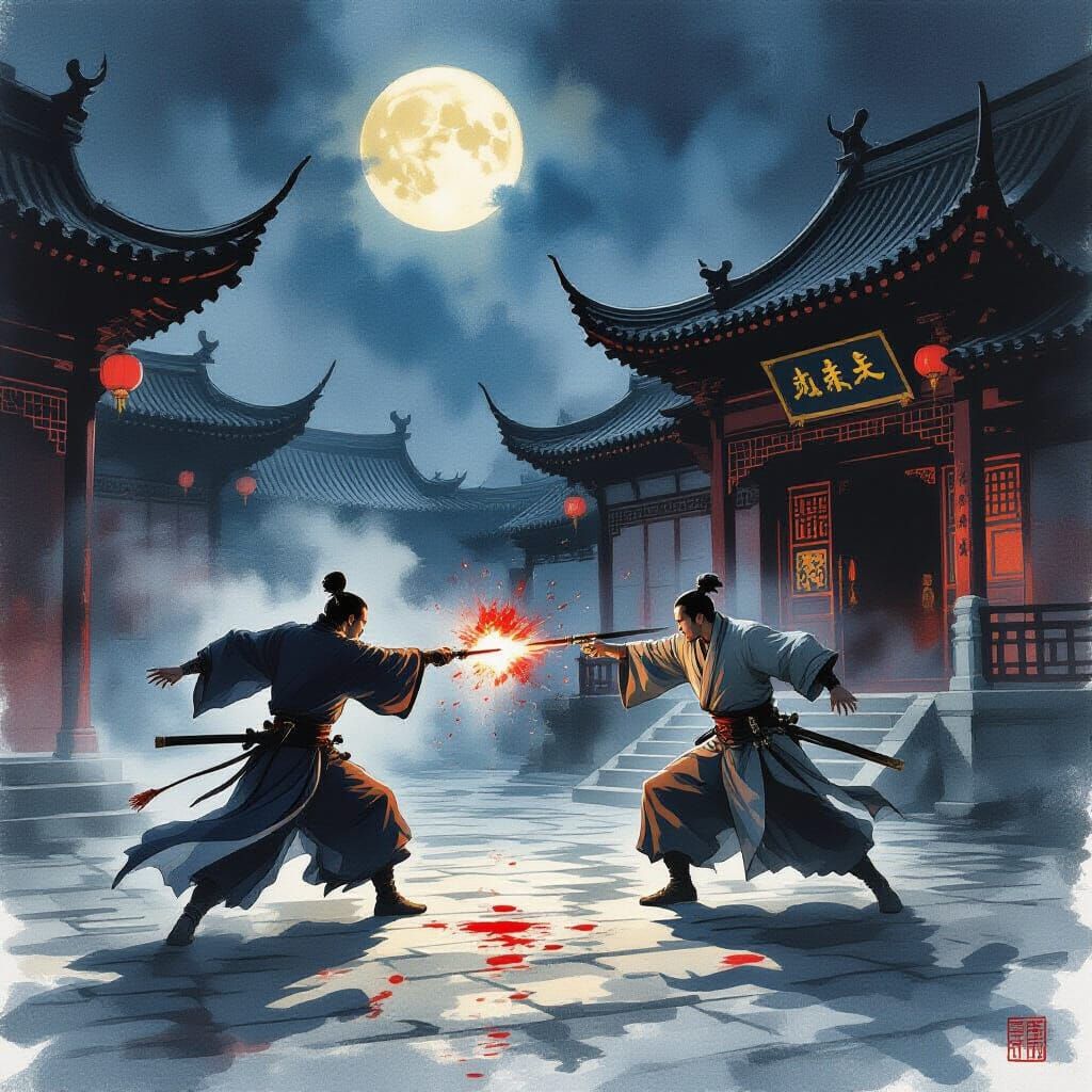 Ming Dynasty Secret Agent Chases Shaolin Monk in Ancient Tem...