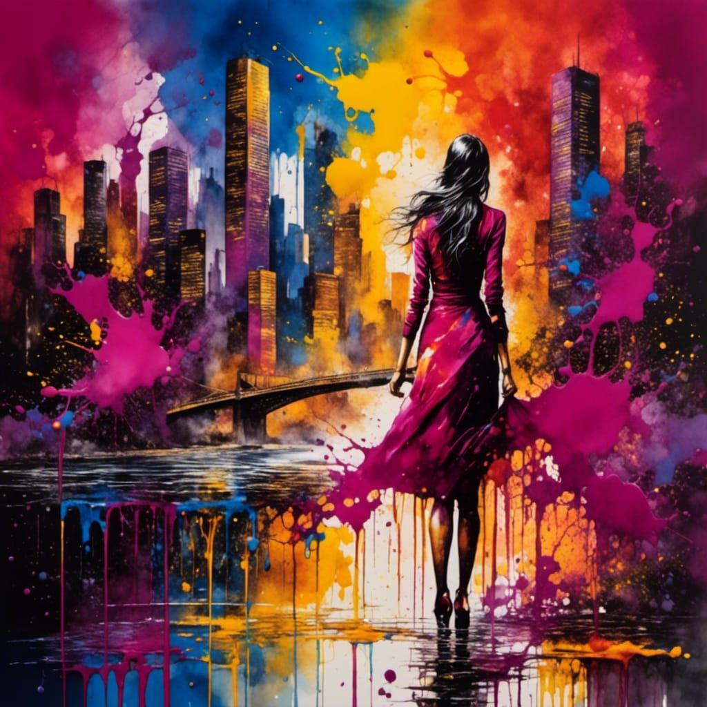 <lora:InkSplashStyle:1.0>