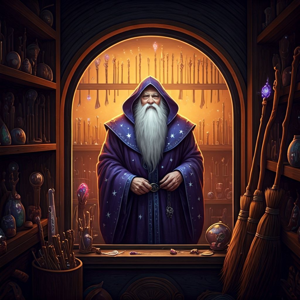 Magic wands and brooms