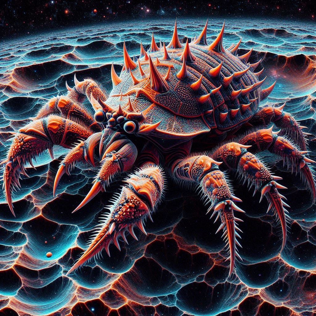 antimatter crab