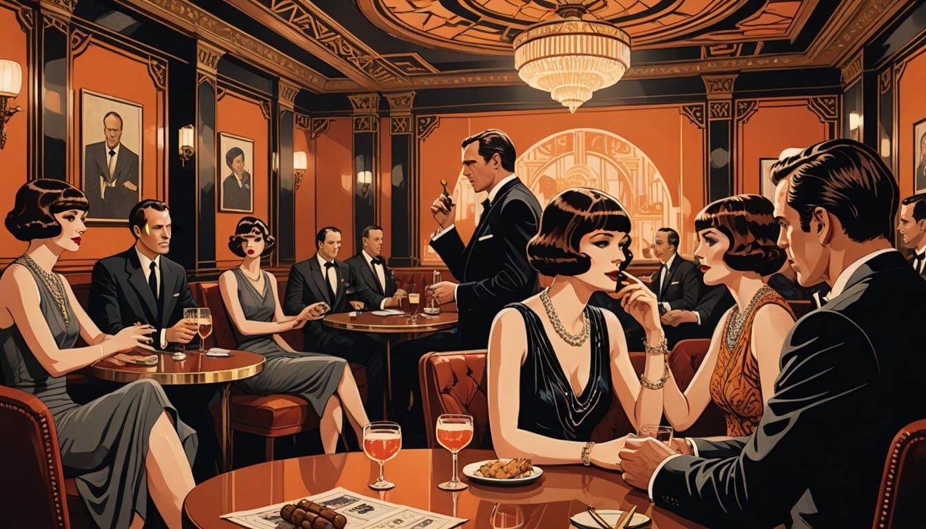 An Evening at a Favorite Speakeasy  by @undefined